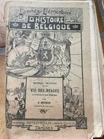 Ancien livre sur l’histoire de la Belgique