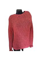 Superbe pull Maje  rose framboise avec fils marron Taille 36, Enlèvement ou Envoi, Comme neuf, Rose
