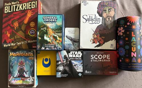 Spellen voor 2 spelers: Marabunta, Lacuna, Blitzkrieg, ..., Hobby en Vrije tijd, Gezelschapsspellen | Bordspellen, Zo goed als nieuw