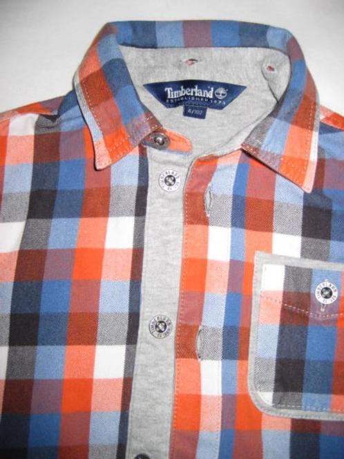 Jongenshemdje Timberland maat 4 / 102, Kinderen en Baby's, Kinderkleding | Maat 104, Zo goed als nieuw, Jongen, Overhemd of Blouse