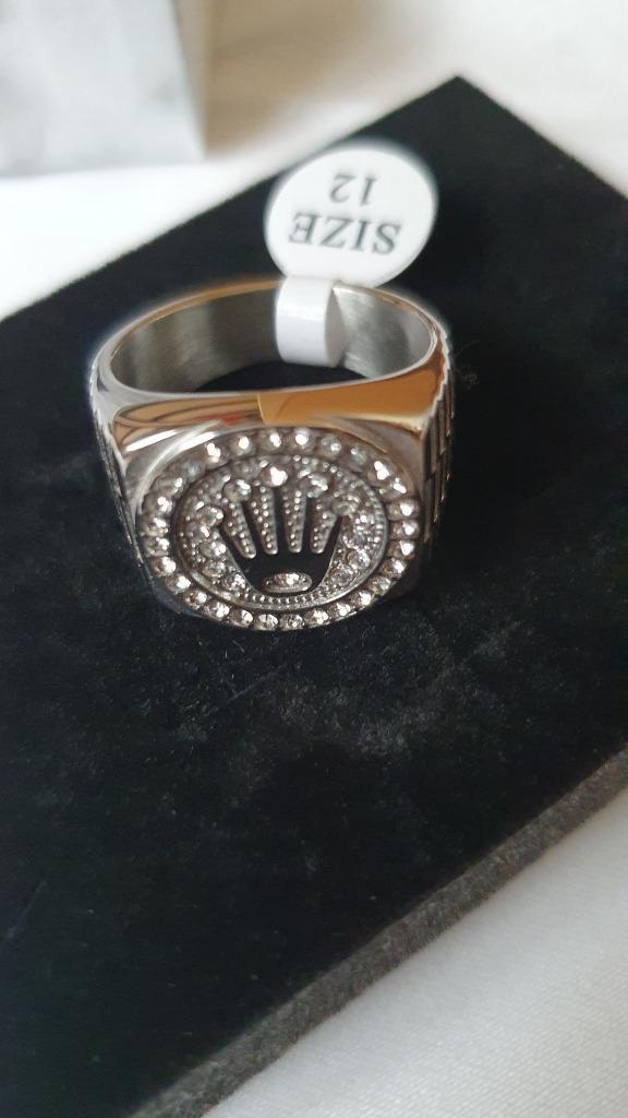 Nieuw jewebella ring heren zegelring roestvrij staal vintage, Handtassen en Accessoires, Ringen, Nieuw, Heer, 20 of groter, Overige materialen