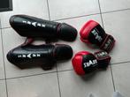 Bokshandschoenen en beenbeschermers, Sport en Fitness, Vechtsporten en Zelfverdediging, Ophalen of Verzenden, Gebruikt