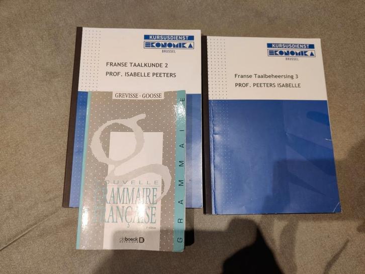Franse taalkunde 2 + handboek en Franse taalbeheersing 3, Boeken, Studieboeken en Cursussen, Ophalen of Verzenden
