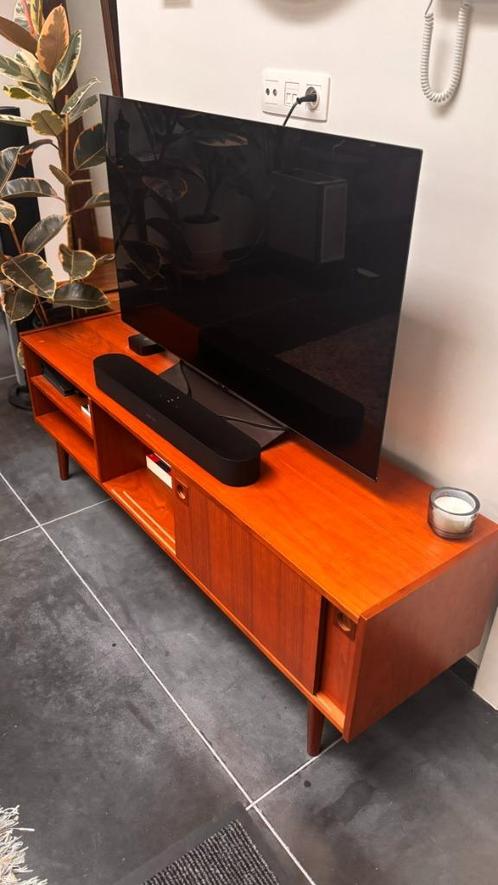 Volledige TV-set: TV + meubel + Apple TV + Sonos, Audio, Tv en Foto, Mediaspelers, Zo goed als nieuw, Minder dan 500 GB, HDMI