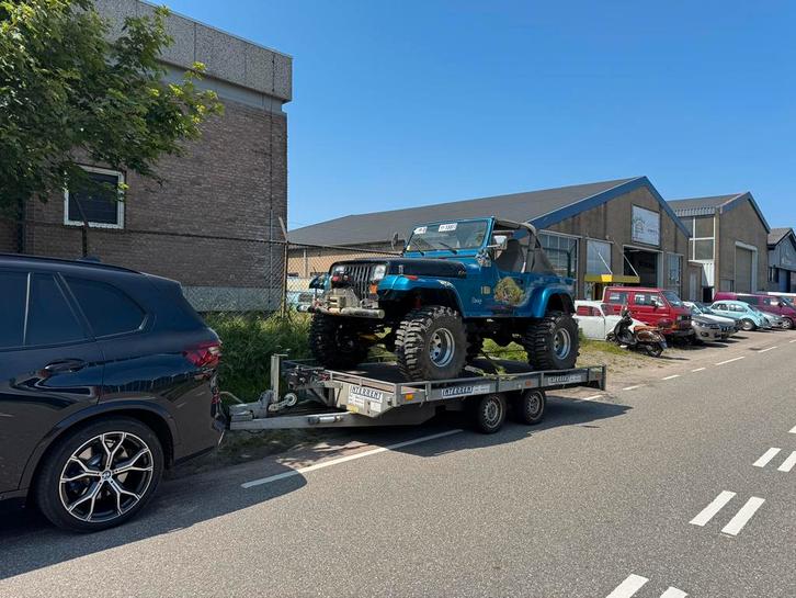 Jeep wrangler YJ met CJ7 V8 in onderdelen, Auto-onderdelen, Carrosserie, Bumper, Jeep, Voor, Ophalen of Verzenden