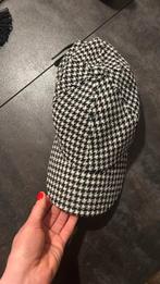 Stijlvolle pet met zwart-wit hanenpootmotief., Kleding | Heren, Hoeden en Petten, Ophalen of Verzenden, Zo goed als nieuw, Pet