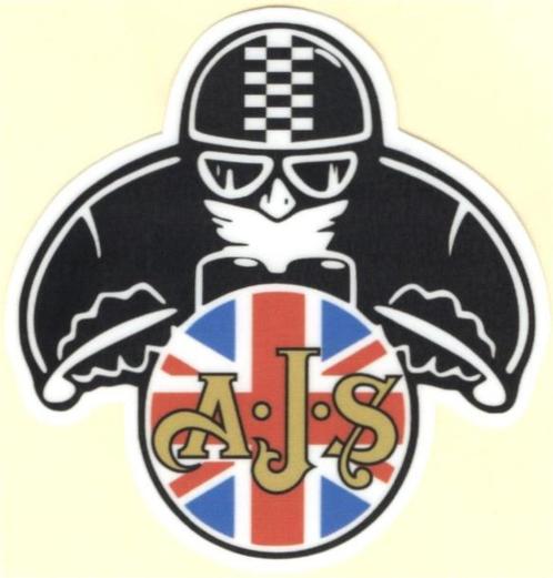 AJS Cafe Racer sticker #6, Motoren, Accessoires | Stickers, Verzenden