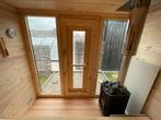 Houtgestookte saunakachel compleet. Sauna kachel + 3m pijp., Sport en Fitness, Sauna, Ophalen of Verzenden