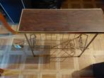 Vintage tafeltje, Huis en Inrichting, 45 tot 60 cm, Gebruikt, Metaal of Aluminium, Ophalen of Verzenden