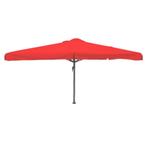 Grote cafe HORECA teras parasol + voet=boven de BBQ de regen, Tuin en Terras, Parasols, Ophalen of Verzenden, Gebruikt, Meer dan 4 meter