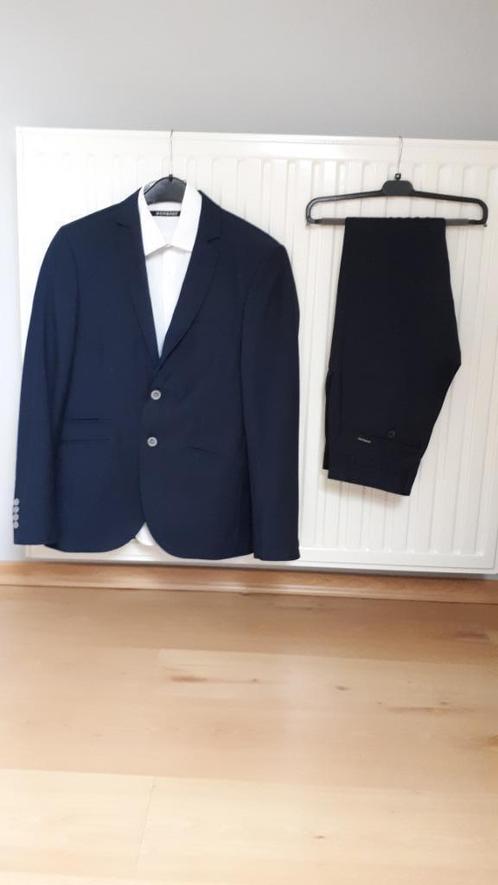 Kostuum Sorbino, Kleding | Heren, Kostuums en vesten, Zo goed als nieuw, Maat 46 (S) of kleiner, Blauw, Ophalen