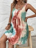 Robe Plissée Sans Manches – Élégance Fluide et Intemporelle, Maat 38/40 (M), Overige kleuren, Verzenden, Nieuw