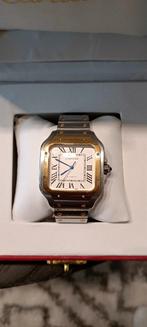Cartier Santos, Handtassen en Accessoires, Horloges | Heren, Ophalen, Zo goed als nieuw