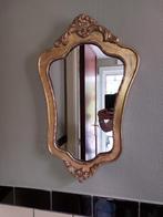 Vintage spiegel in verguld hout 54 x 34cm, Ophalen, Zo goed als nieuw