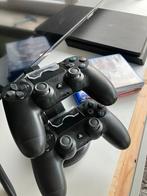 PS4 slim 500gb, Games en Spelcomputers, Met 2 controllers, 500 GB, Zo goed als nieuw, Ophalen