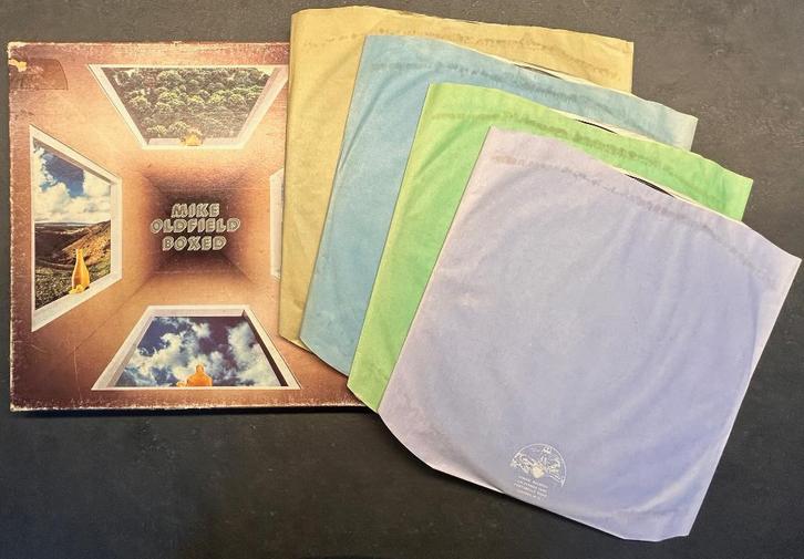 MIKE OLDFIELD - Boxed ( Boxset 4 LPs ), Cd's en Dvd's, Vinyl | Rock, Zo goed als nieuw, Progressive, 12 inch, Verzenden