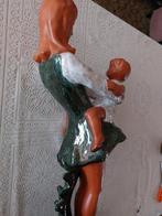 Terracotta beeld Moeder met kind, Antiek en Kunst, Ophalen of Verzenden