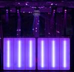 Lot de 8 tubes LED Showtec, contrôleur et flight-case, Enlèvement, Neuf, Lumières, Couleur