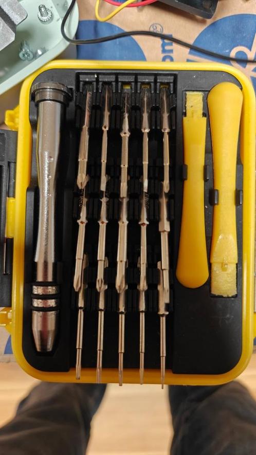 Universele schroevendraaier set kleine apparaten, Doe-het-zelf en Bouw, Gereedschap | Handgereedschap, Gebruikt, Ophalen of Verzenden