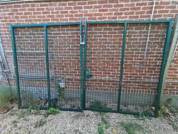 Dubbele tuinpoort (B300cm x H150cm)  beschikbaar voor biedingen