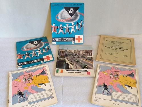 Oude schoolschriften Expo 1958 e.a., Antiek en Kunst, Antiek | Kantoor en Zakelijk, Ophalen of Verzenden