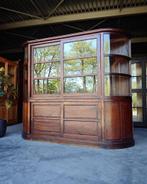 Antieke winkelkast | Ronde Buffetkast | Vitrine #1897