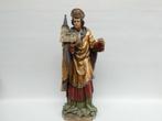 "Sint Amandus" groot houten neogotiek beeld, Antiquités & Art, Antiquités | Objets religieux, Enlèvement