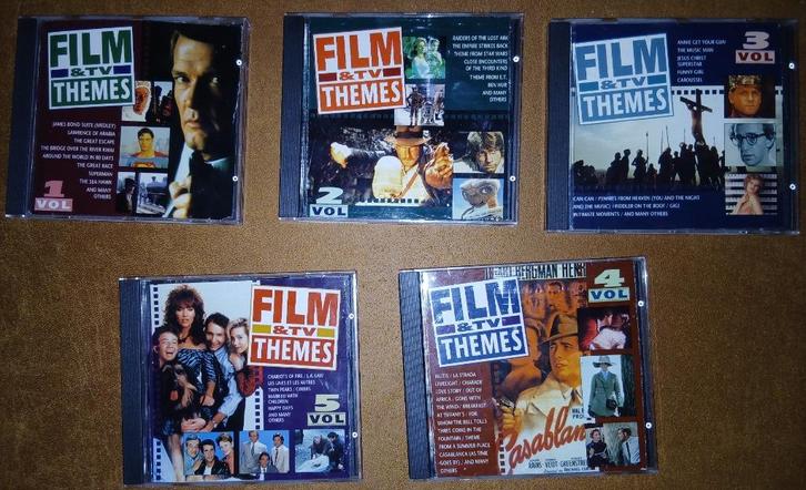 Film & TV Themes – Volledige 5CD-reeks, Cd's en Dvd's, Cd's | Pop, Zo goed als nieuw, 1980 tot 2000, Ophalen of Verzenden