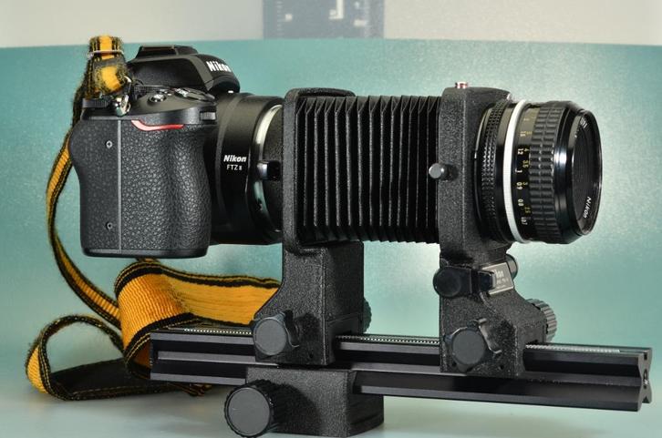 Nikon PB-6 balg met dubbele draadontspanner AR-7, Audio, Tv en Foto, Fotocamera's Analoog, Gebruikt, Nikon, Ophalen of Verzenden