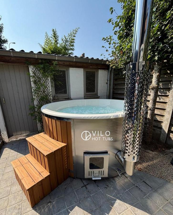 Hottub 5p – €3190 | Livraison rapide – NL & BE, Tuin en Terras, Bubbelbaden en Hottubs, Nieuw, Vast, Trap, Verzenden
