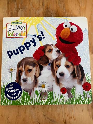 Puppy's Sesamstraat kartonboekje, Boeken, Kinderboeken | Jeugd | onder 10 jaar, Ophalen of Verzenden