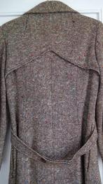 retro winterjas dame, Bruin, Zo goed als nieuw, Maat 36 (S), Ophalen