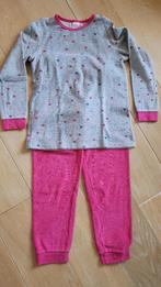 Pyjama in grijs en roze - Schiesser - maat 8 jaar (128), Fille, Schiesser, Vêtements de nuit ou Sous-vêtements, Utilisé
