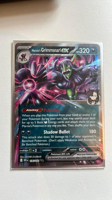 Marnie’s Grimmsnarl Ex #136 beschikbaar voor biedingen