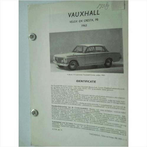 Vauxhall Velox Cresta PB Vraagbaak losbladig 1963 #1 Nederla, Livres, Autos | Livres, Utilisé, Enlèvement ou Envoi