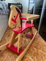 Janod hobbelpaard, Kinderen en Baby's, Speelgoed | Houten speelgoed, Ophalen, Zo goed als nieuw, Rij- of Hobbelspeelgoed