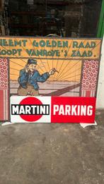 Emaille bord Martini emaillerie belge 1960, Ophalen