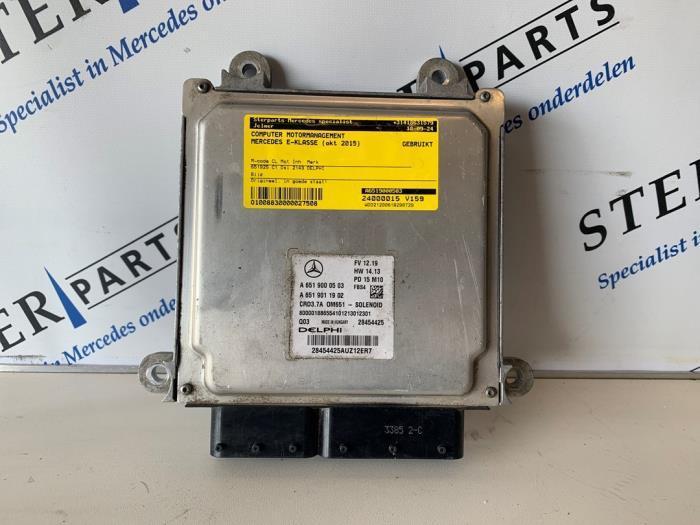 Computer Motormanagement van een Mercedes E-Klasse, Auto-onderdelen, Elektronica en Kabels, Mercedes-Benz, Gebruikt, 3 maanden garantie