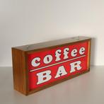 Coffeebar wood lightbox, Verzamelen, Ophalen of Verzenden, Nieuw, Lichtbak of (neon) lamp