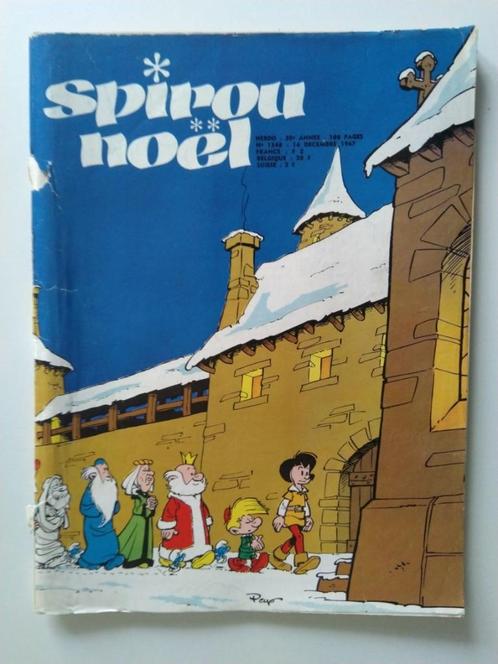 Magazine 1548 Spirou Noël de 1967 disque et calendrier, Boeken, Stripverhalen, Gelezen, Eén stripboek, Ophalen of Verzenden
