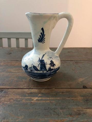 DELFT BLAUW KAN MET OOR VINTAGE ZEER GOEDE STAAT  beschikbaar voor biedingen