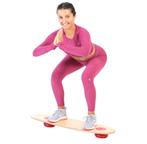 TOGU 440410 Balance board Balanza Freeride Colour Wood/Red, Sport en Fitness, Ophalen, Zo goed als nieuw