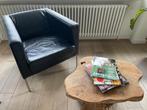 Fauteuil club vintage en cuir Ikea, 75 à 100 cm, Moins de 150 cm, Enlèvement, Cuir