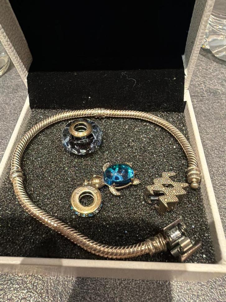 Bracelet Pandora, Handtassen en Accessoires, Armbanden, Nieuw, Zilver, Zilver, Ophalen