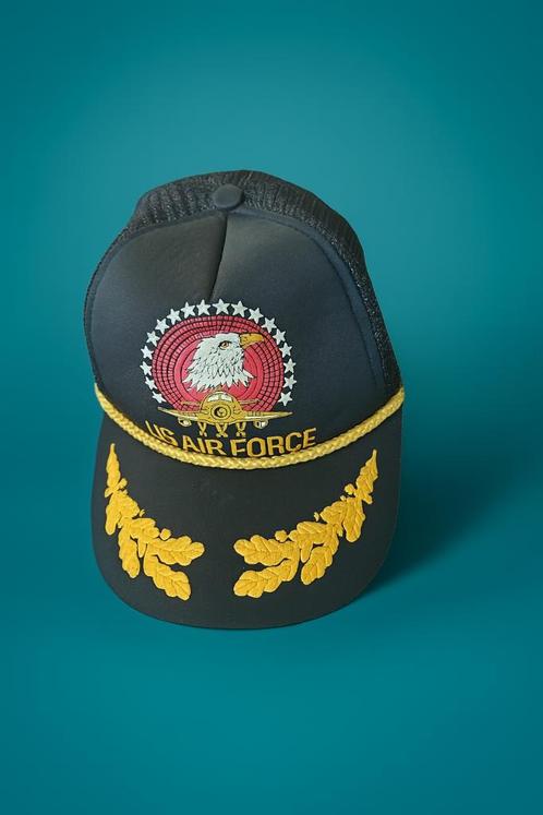 Unieke vintage US Air Force pet – Life-Line, one size, Verzamelen, Militaria | Algemeen, Luchtmacht, Helm of Baret, Ophalen of Verzenden