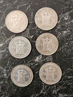 Nederlandse halve guldens, Timbres & Monnaies, Monnaies | Pays-Bas, Enlèvement ou Envoi