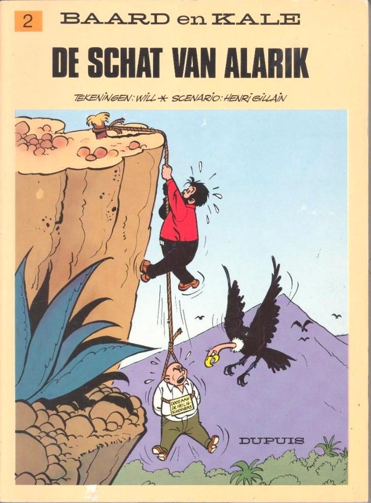 Verzameling strips Baard en Kale., Boeken, Stripverhalen, Gelezen, Meerdere stripboeken, Ophalen of Verzenden