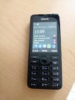MOET NU WEG!!! ZWART NOKIA 206 ASHA BLACK SIMVRIJ telefoon, Classique ou Candybar, Utilisé, 3 à 6 mégapixels, Envoi