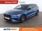 Volvo V60 2.0 T8 Plug-in Hybrid R-Design AWD (bj 2019), Auto's, Volvo, Automaat, 1969 cc, Blauw, Leder