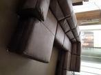 zetel(bed) leder Western grey, Huis en Inrichting, Zetels | Zetels en Chaises Longues, Ophalen, Gebruikt, 300 cm of meer, Leer